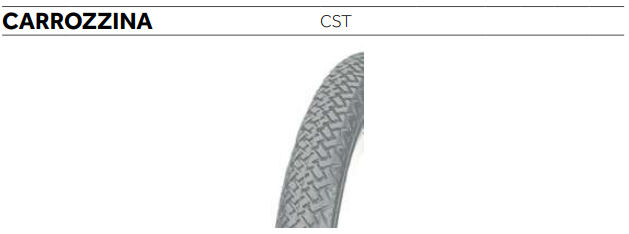 COPERTONE CST 24X1.3/8 CARROZZINA GRIGIO 