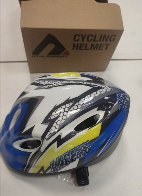 CASCO ATALA SPORT BOY RACE BLU  MIS S / M  CON RELOLAZIONE CIRCONFERENZA TESTA 