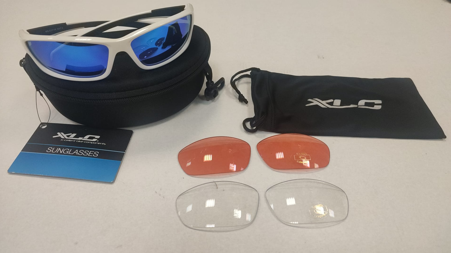 OCCHIALI XLC CON LENTI INTERCAMBIABILI + FODERO