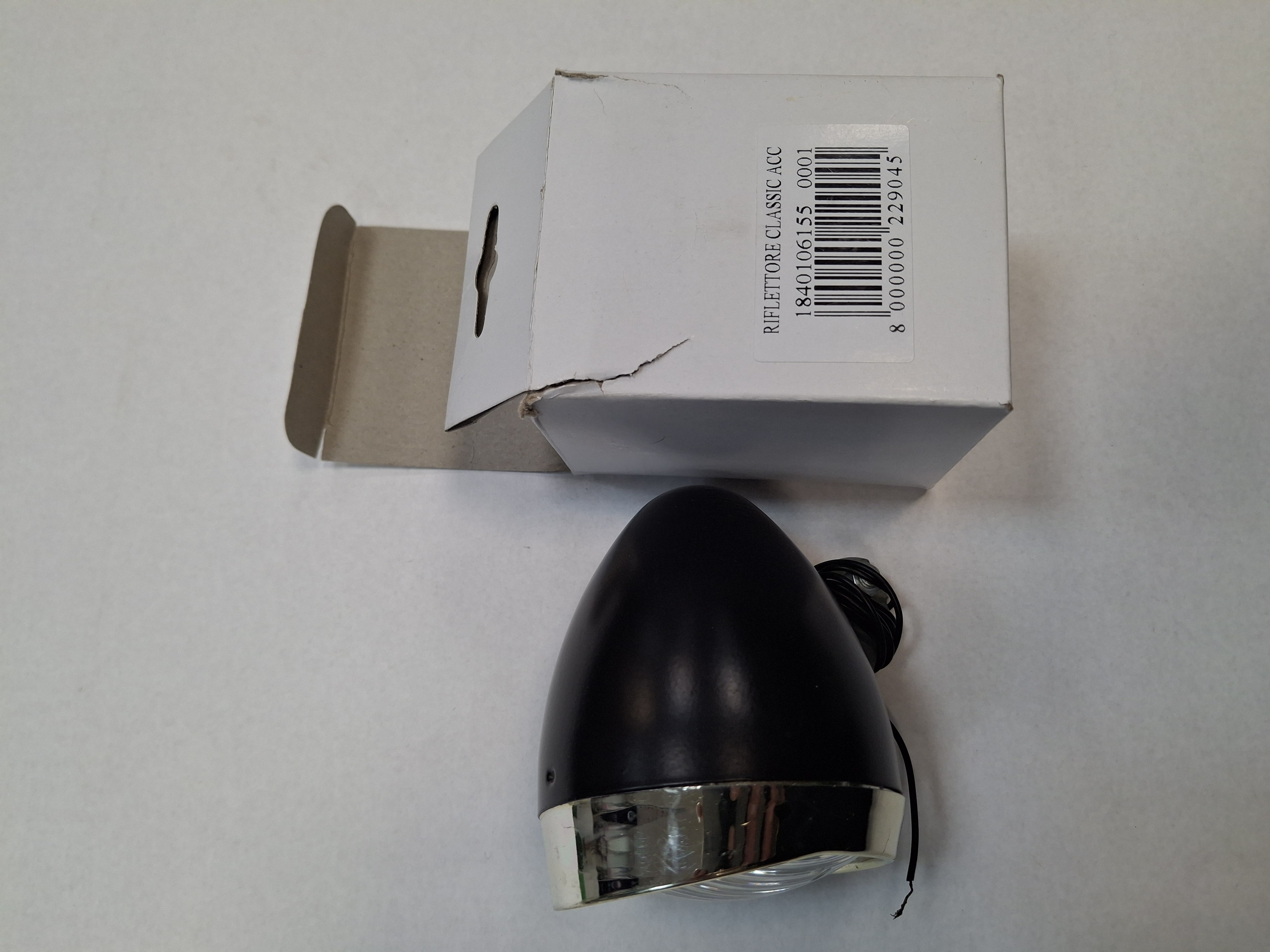 FANALE ANTERILIORE VINTAGE 6 V NERO