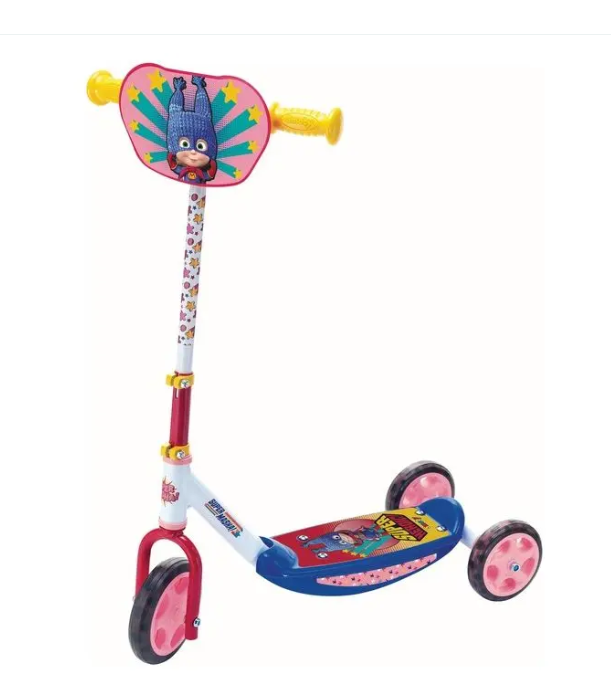 Simba Monopattino 3 Ruote Masha e Orso
