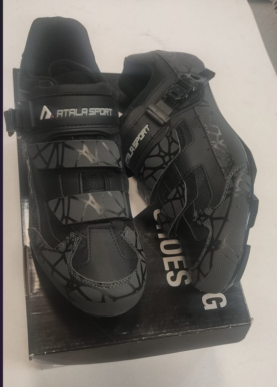 SCARPE ATALA SPORT RACE AS FAST CON CHIUSURA A CRICCHETTO REGOLABILE - BLACK N. 46