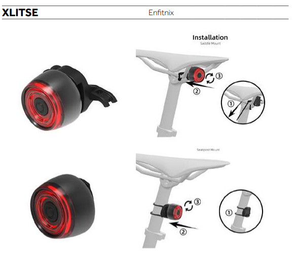 FANALINI POSTERIORE ENFITNIX XLITSE