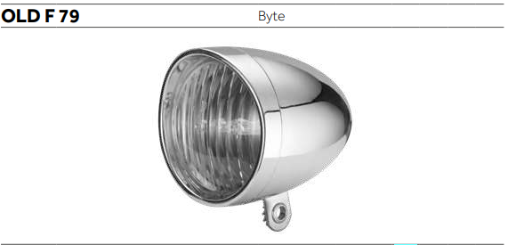 OLD F 79 FARO BYTE OLD F79 CROM. LED BATTERY 