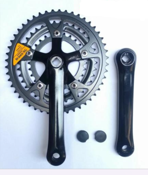 GUARNITURA MTB SHIMANO 400LX -- 48-38-28 DENTI COMPLETA 