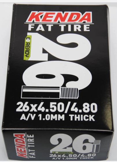 Camera d'Aria FAT BIKE 26x4.50 - 4.80 Valvola Schrader 48mm KENDA