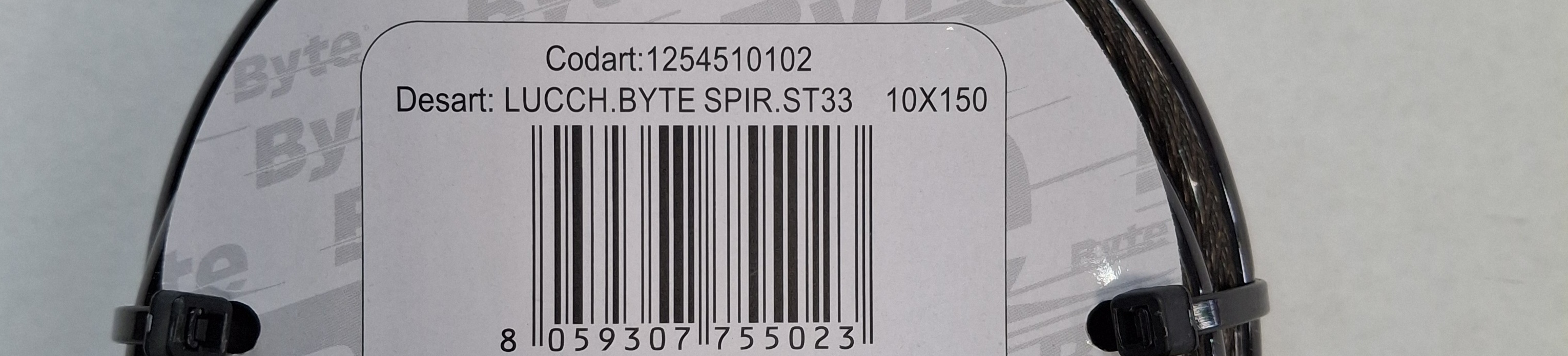 LUCCH.BYTE SPIR.ST33 10X150