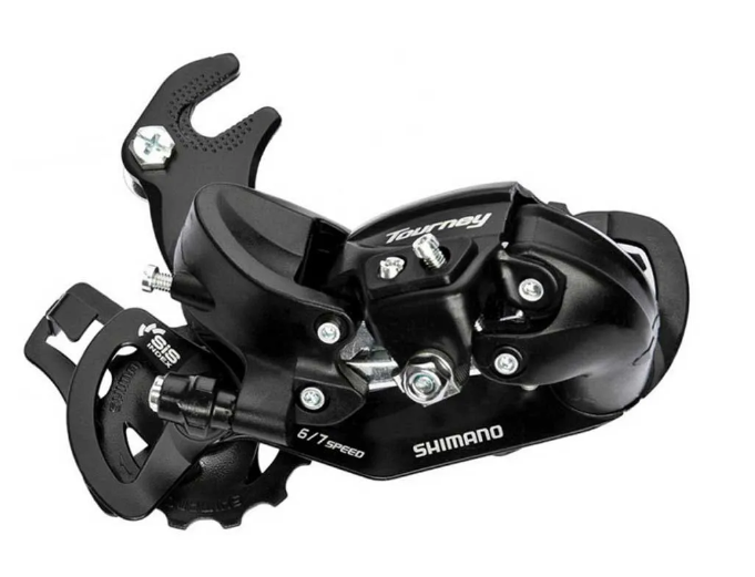 Shimano Cambio posteriore Tourney TY300 6/7 velocità con attacco telaio