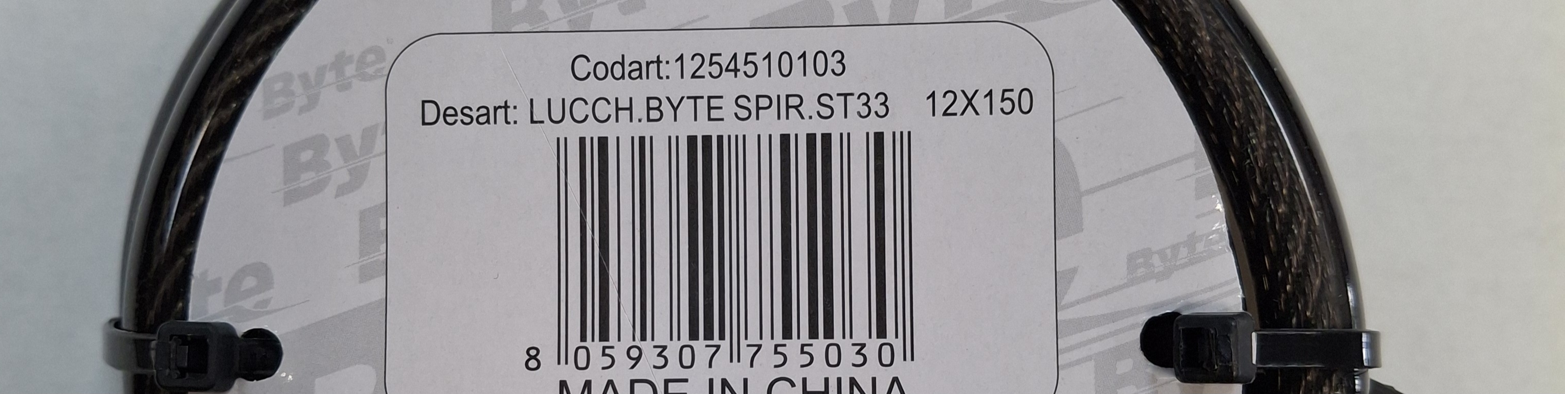 LUCCH.BYTE SPIR.ST33 12X150