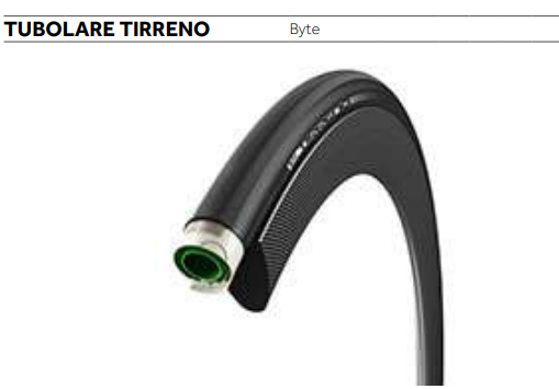 TUBOLARE BYTE TIRRENO 700X23C NERO
