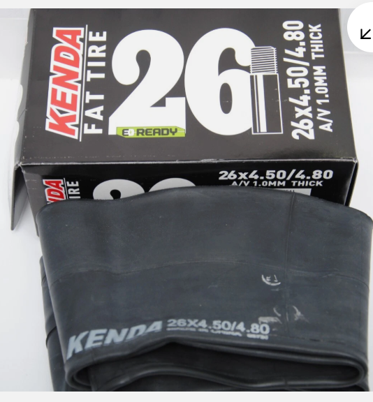 Camera d'Aria FAT BIKE 26x4.50 - 4.80 Valvola Schrader 48mm KENDA