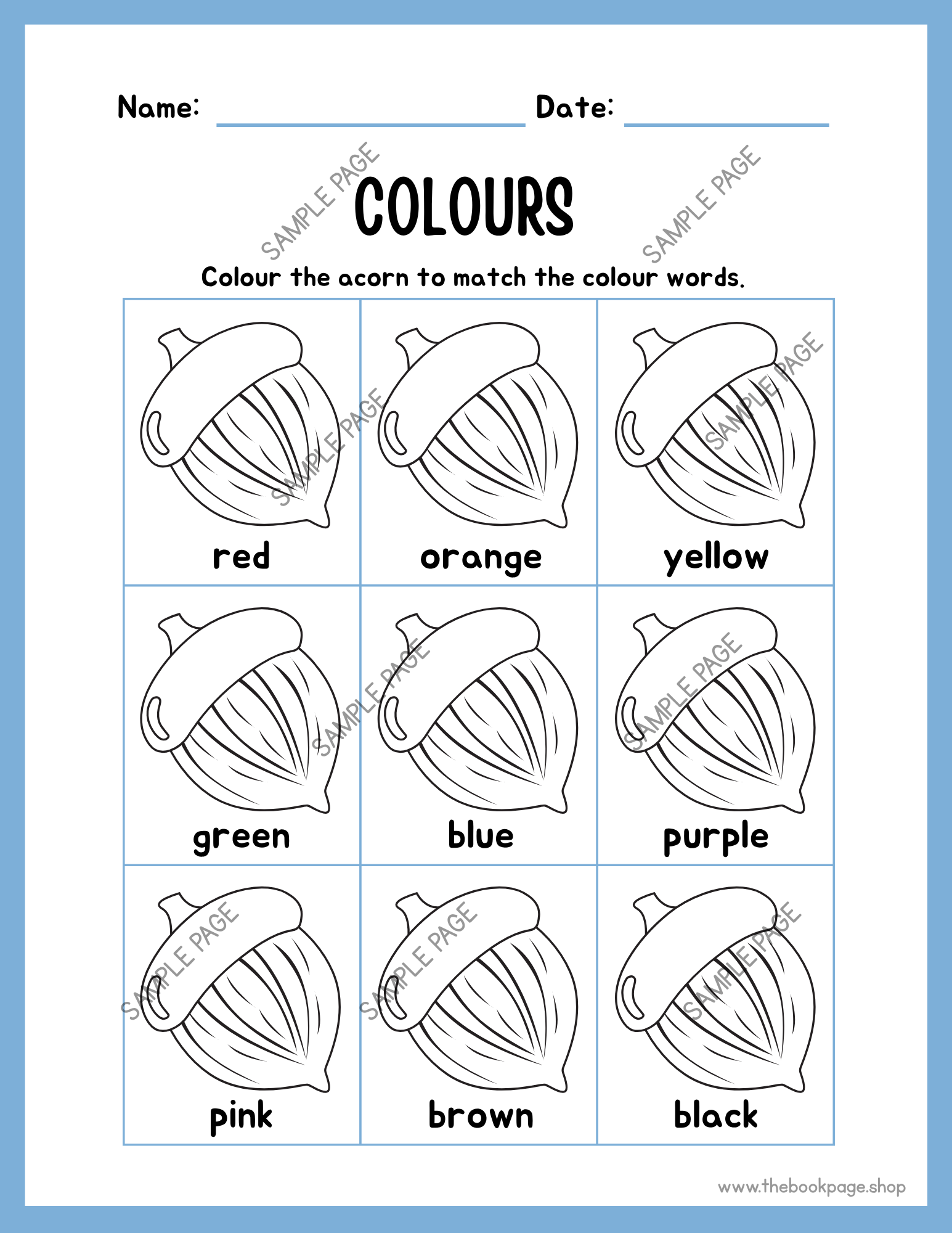 Preschool Learning Pack