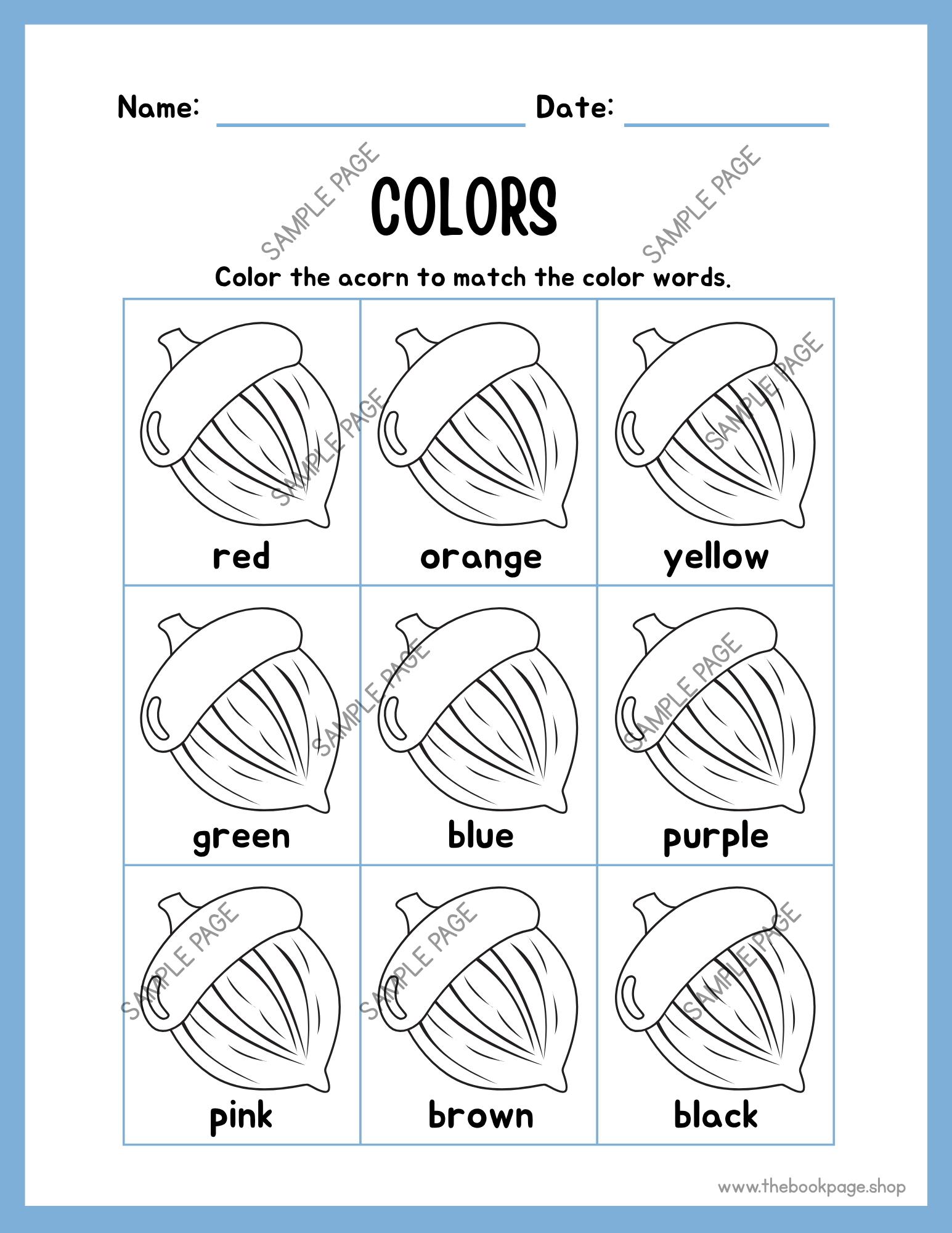 Preschool Learning Pack (US English variant)