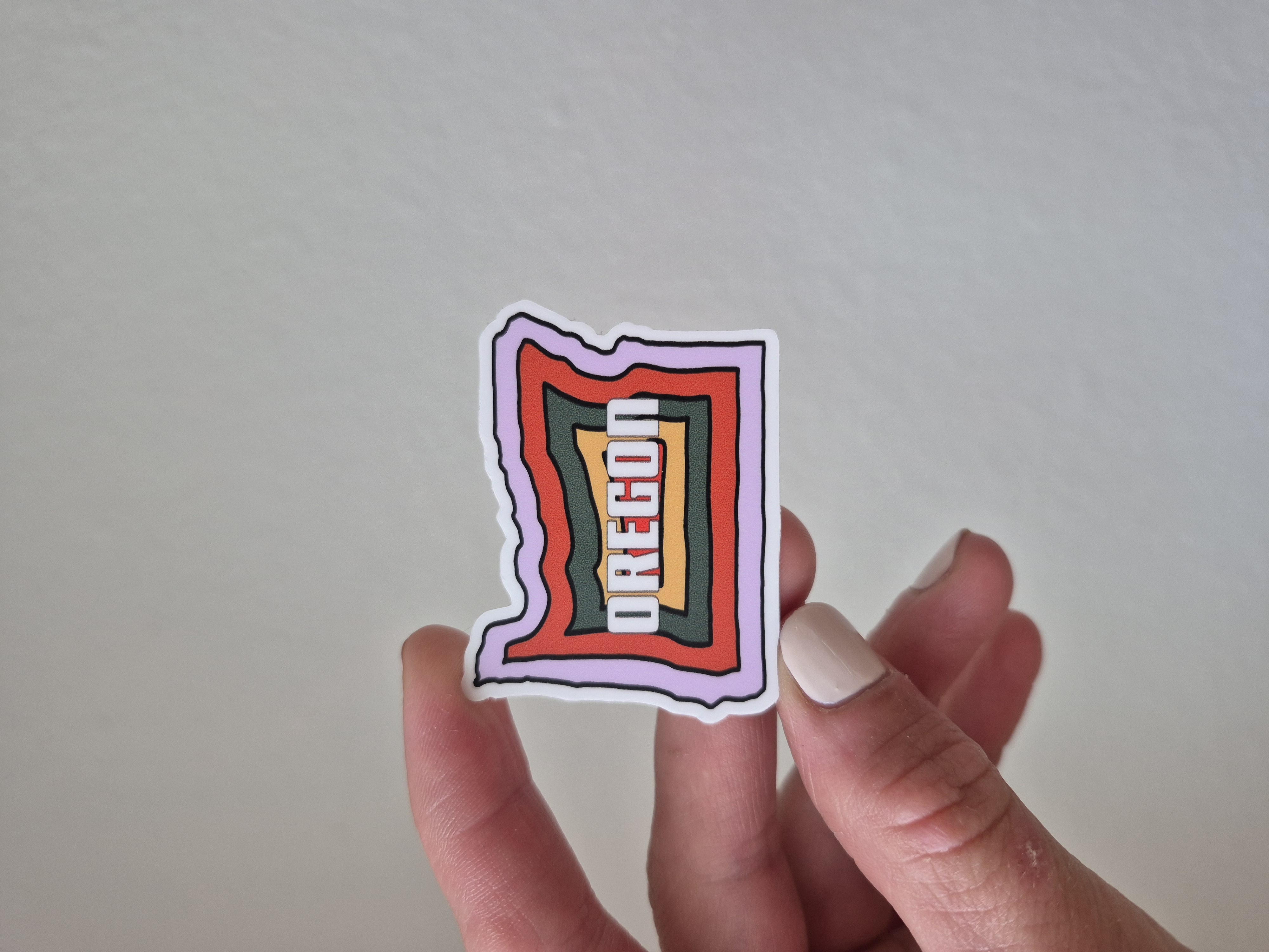 Mini Oregon Sticker