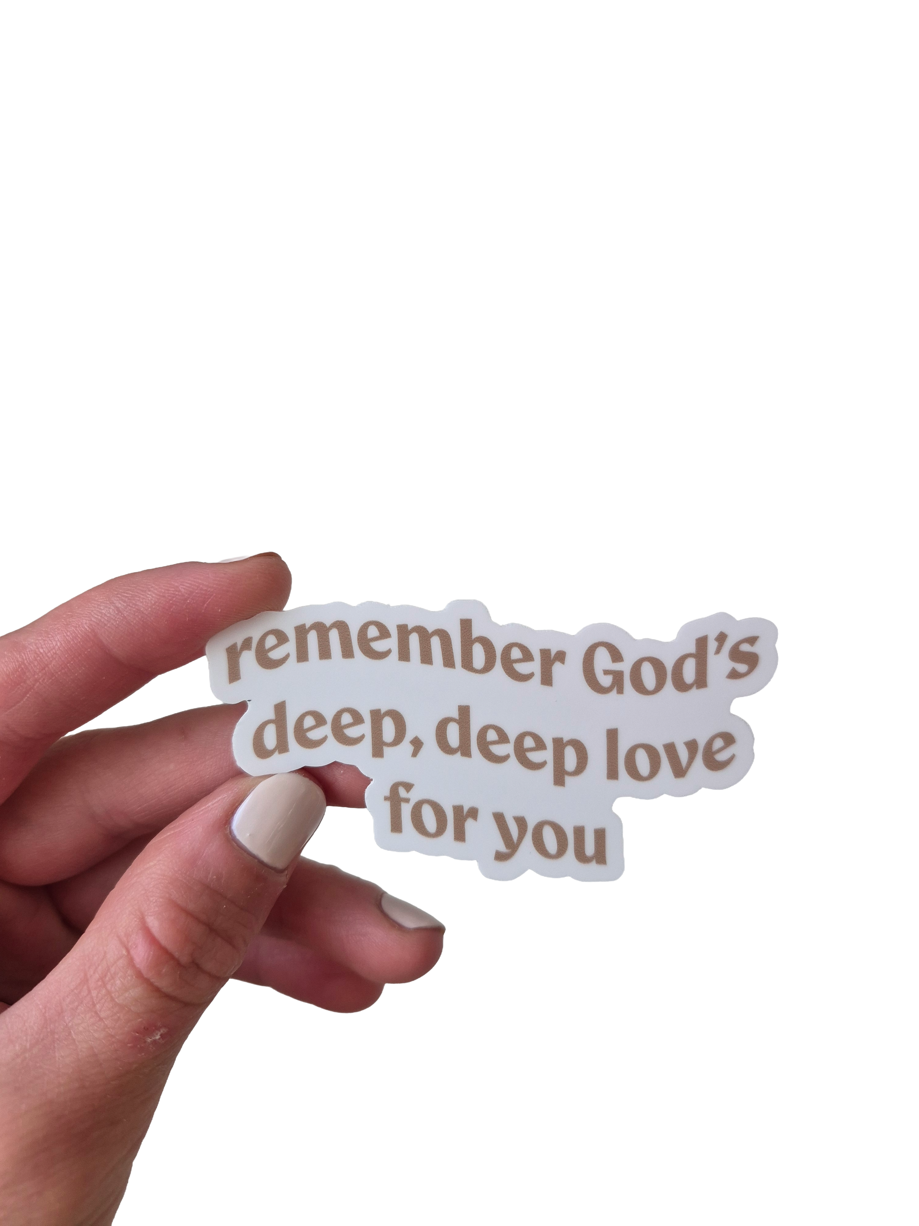 Remember God's Love Sticker