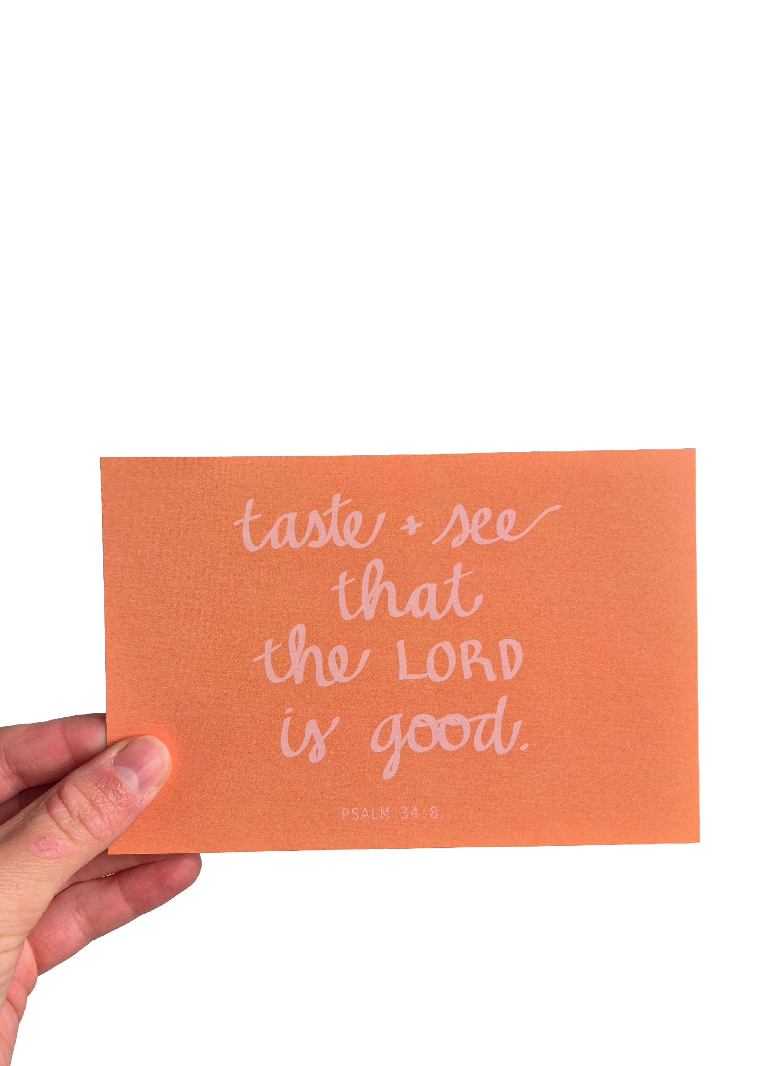 Taste & See Postcard