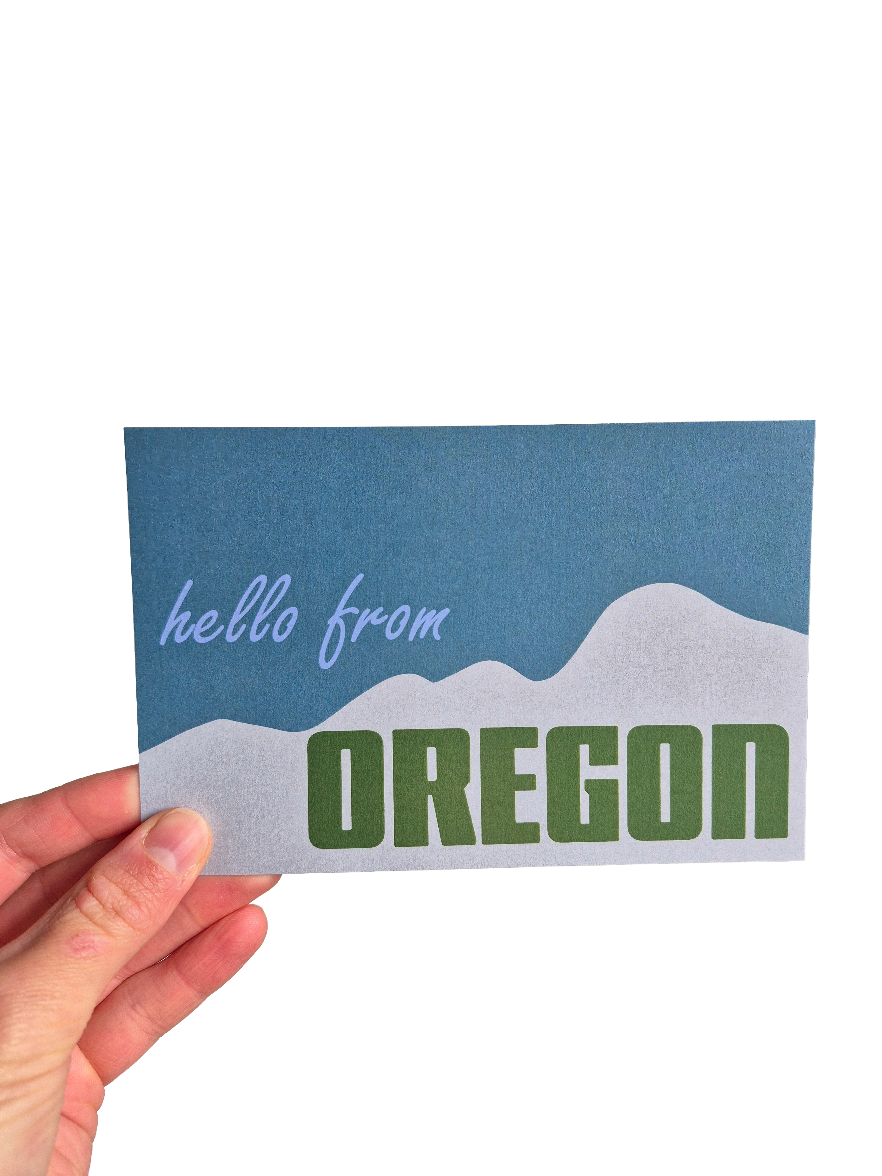 Oregon Mountains Postcard