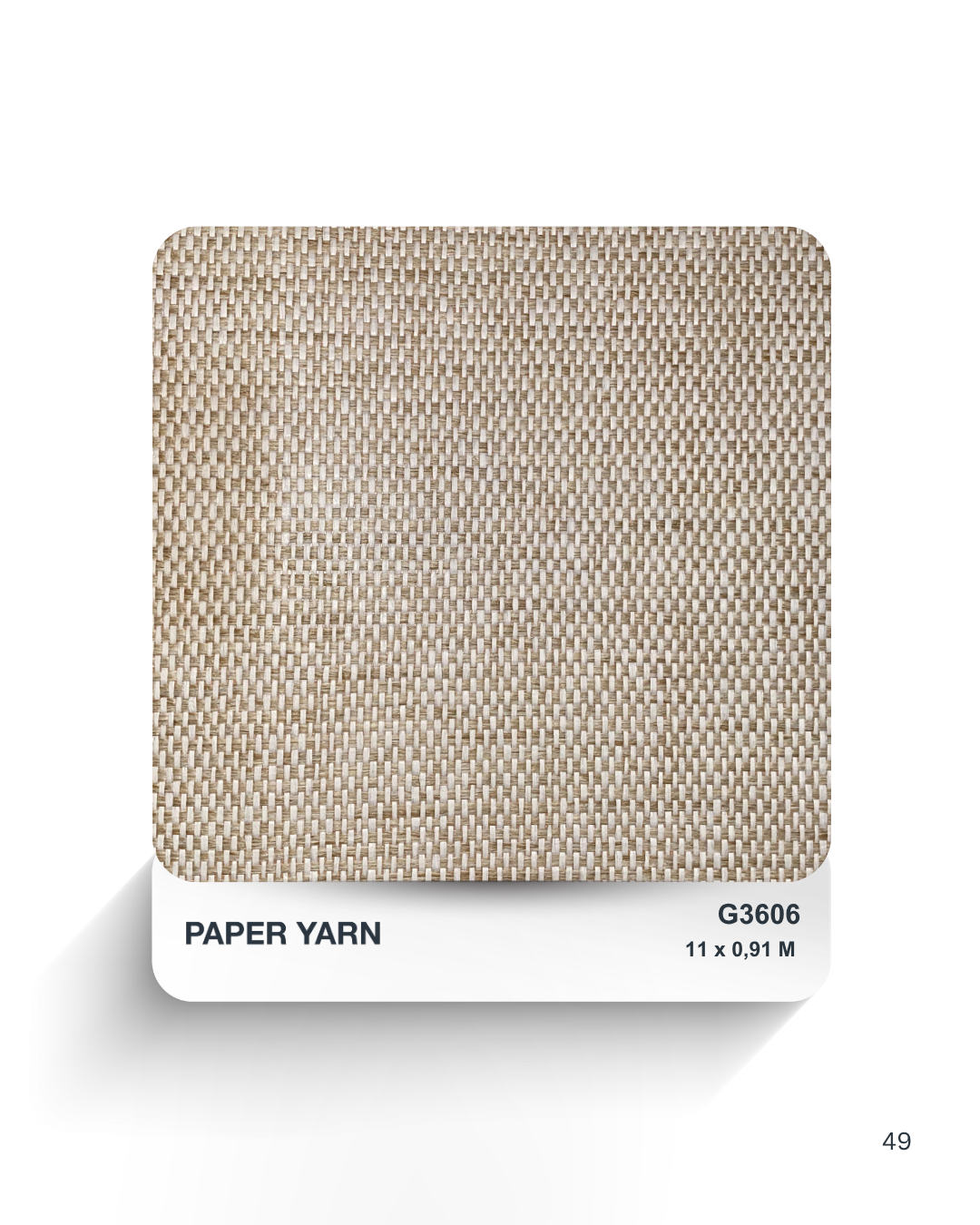 PAPER YARN G3606 wallpaper wallcovering / Wallpaper Import / Wallcovering Import