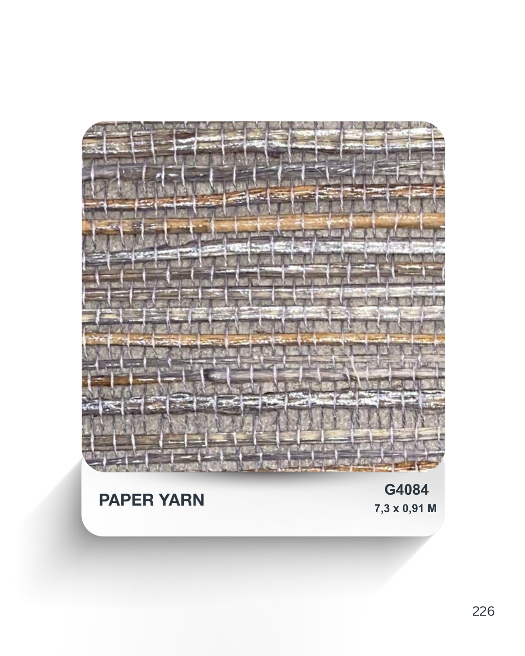 PAPER YARN G4084 wallpaper wallcovering / Wallpaper Import / Wallcovering Import