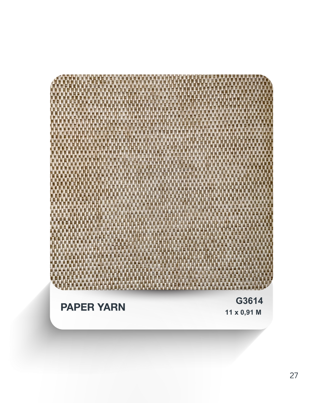 PAPER YARN G3614 wallpaper wallcovering / Wallpaper Import / Wallcovering Import