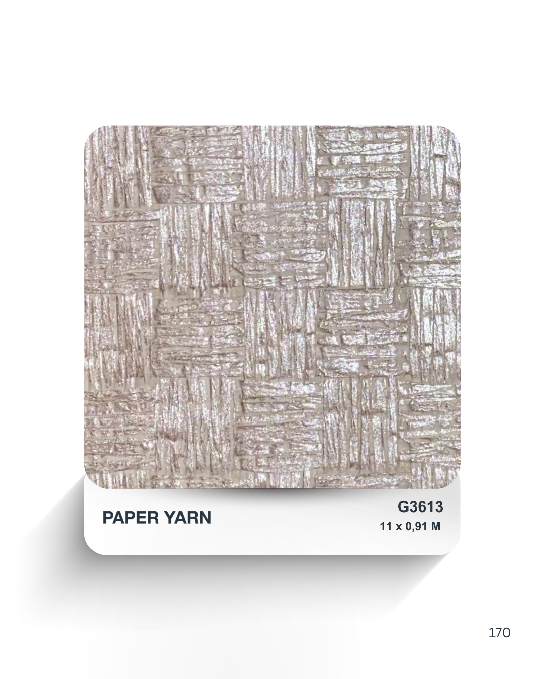 PAPER YARN G3613 wallpaper wallcovering / Wallpaper Import / Wallcovering Import