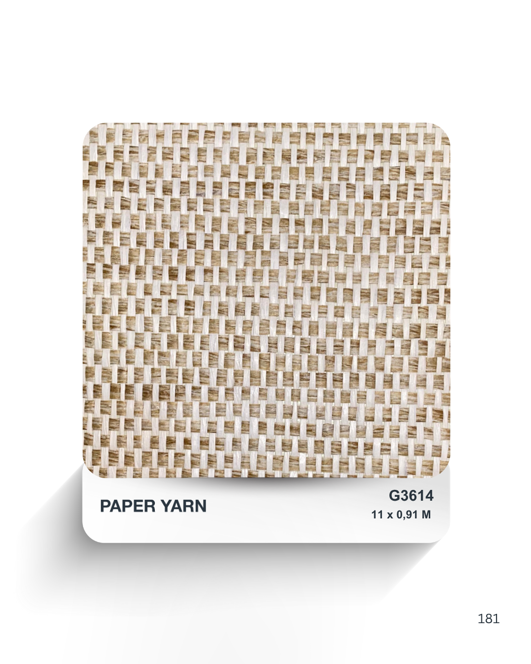 PAPER YARN G3614 wallpaper wallcovering / Wallpaper Import / Wallcovering Import