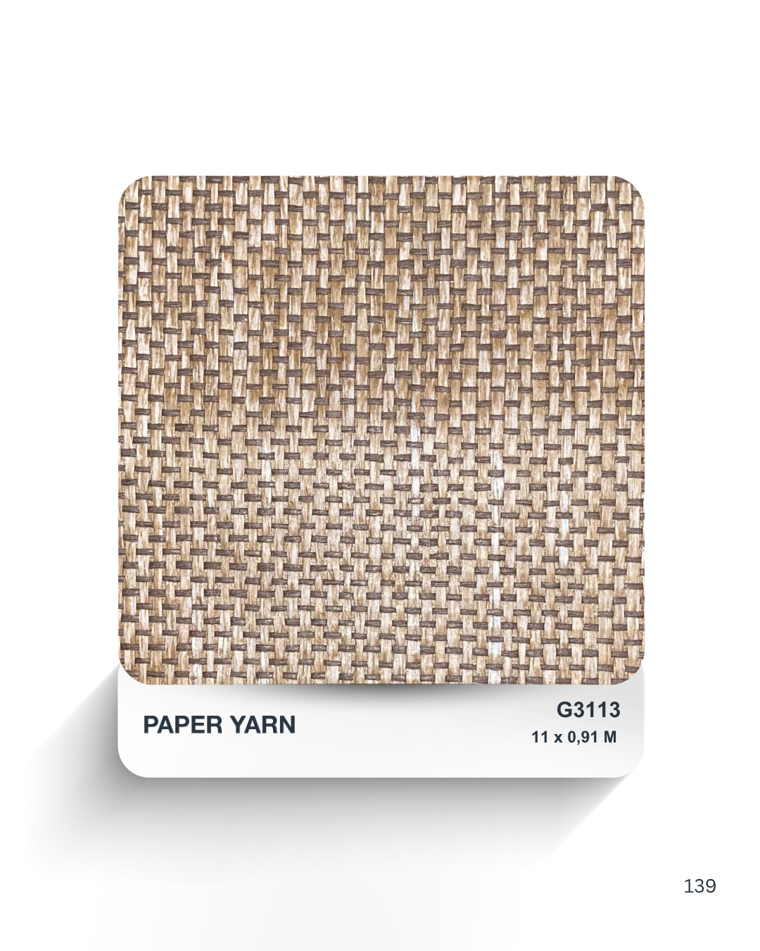 PAPER YARN G3113 wallpaper wallcovering / Wallpaper Import / Wallcovering Import