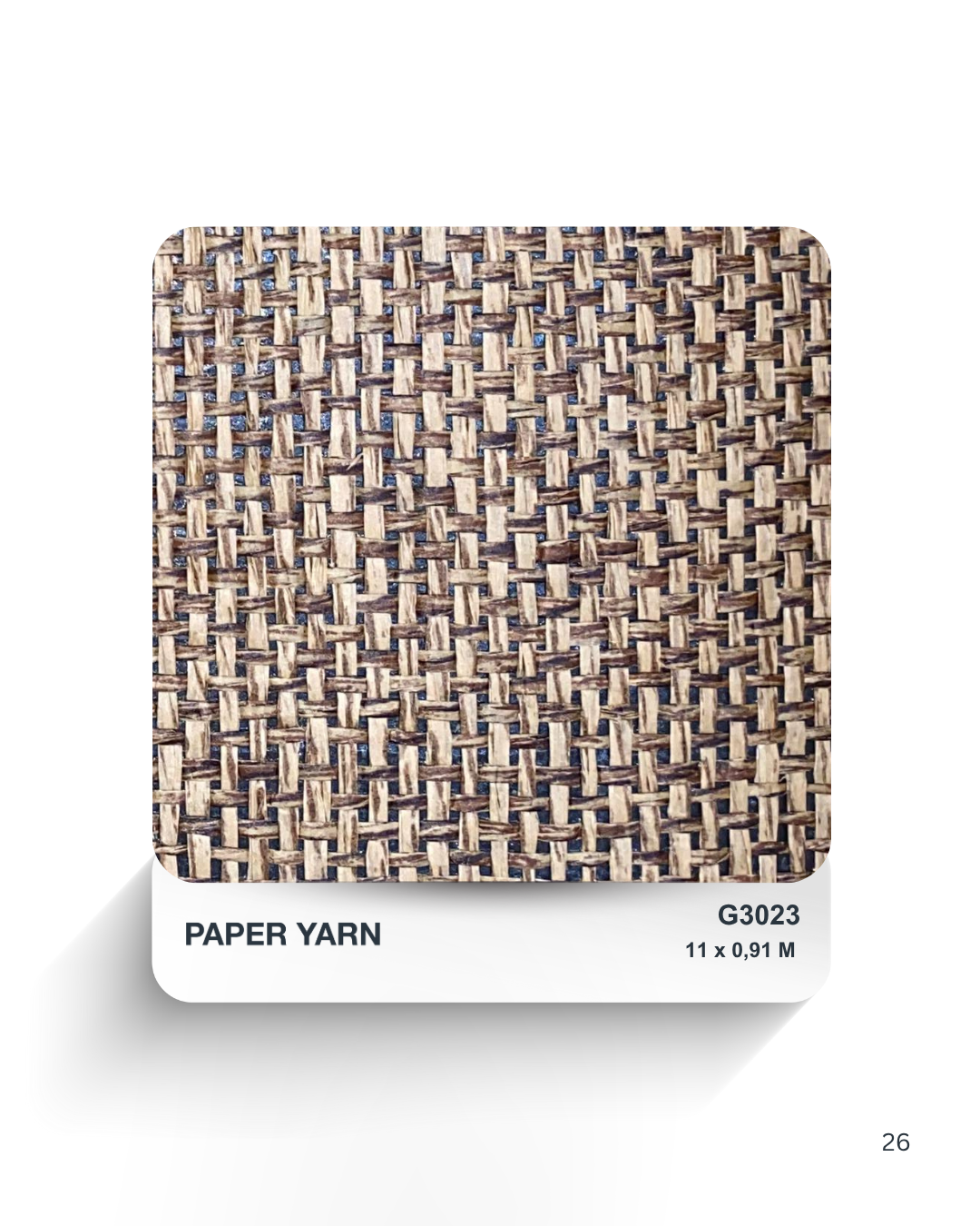 PAPER YARN G3023 wallpaper wallcovering / Wallpaper Import / Wallcovering Import