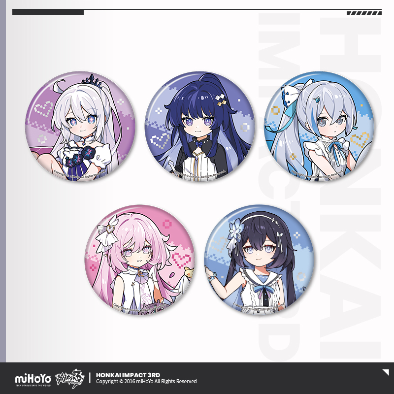 [HONKAI IMPACT 3] Petite Herrscher Series Chibi Badge Vol.2