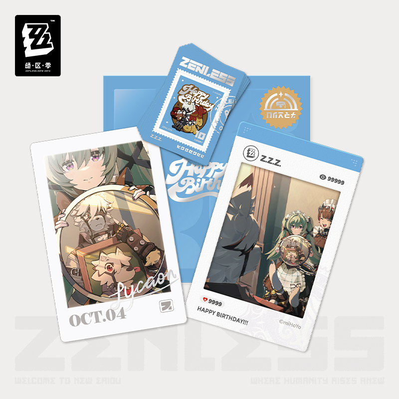 [ZENLESS ZONE ZERO] HB2U Series Birthday Card Set Vol.1