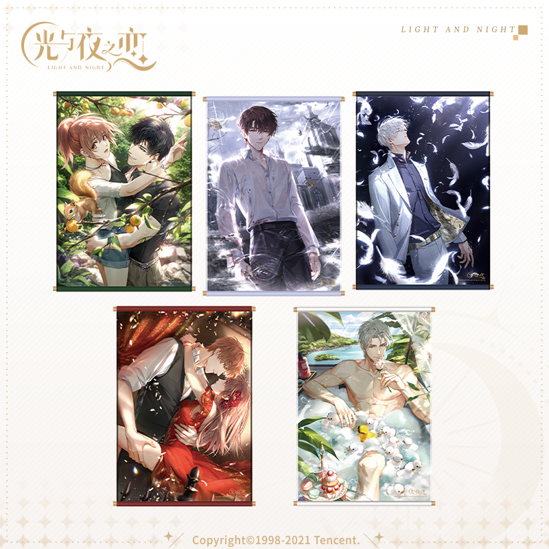 [LIGHT AND NIGHT] Character Series Wall Painting Vol.2
