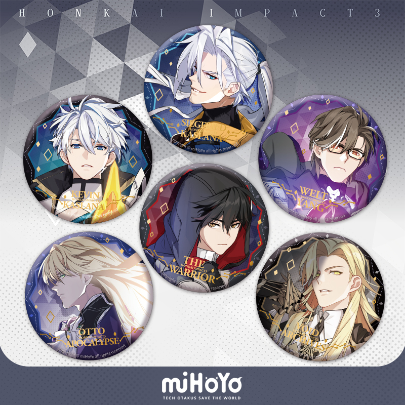 [HONKAI IMPACT 3] Male Character Badge