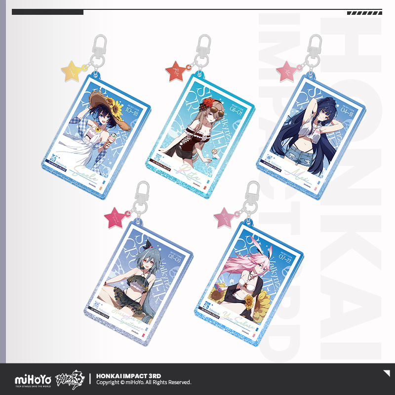 [HONKAI IMPACT 3] Summer Cruise Series Acrylic Keychain Vol.2
