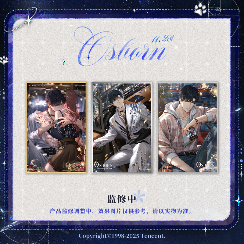 [LIGHT AND NIGHT] Osborn 2025 Birthday Acrylic Shikishi