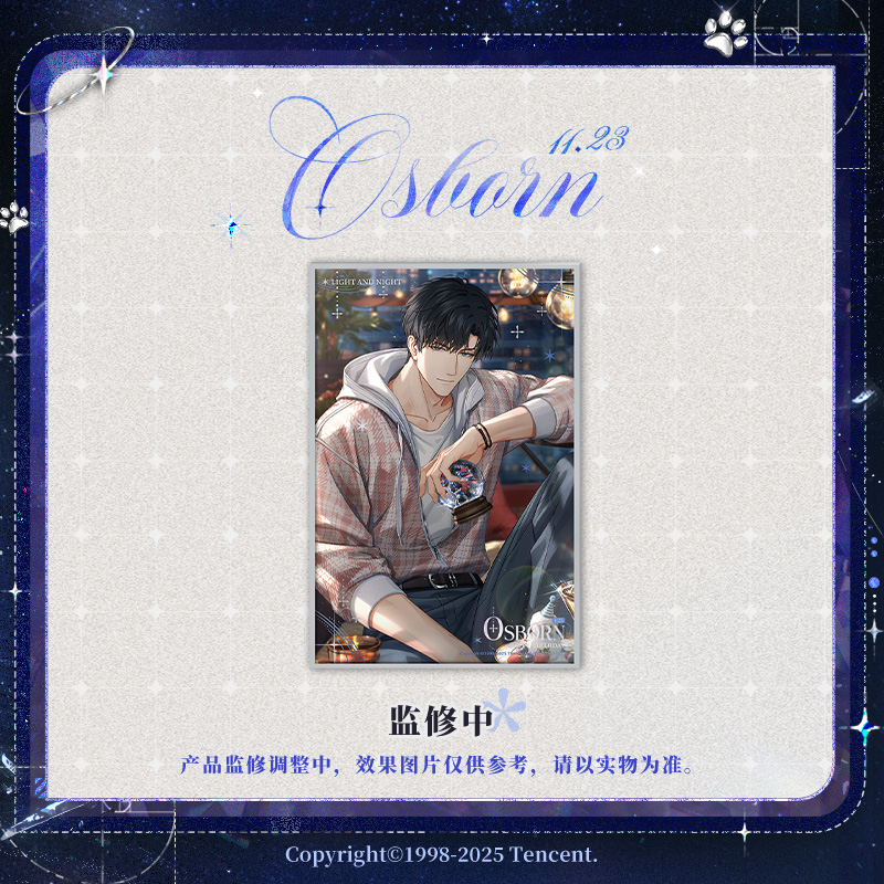 [LIGHT AND NIGHT] Osborn 2025 Birthday Acrylic Shikishi