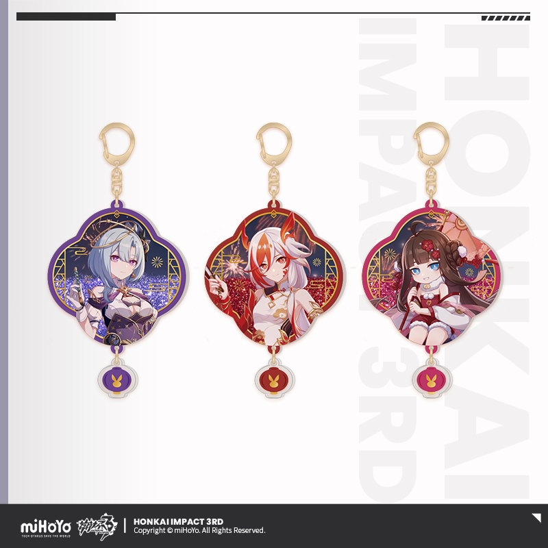 [HONKAI IMPACT 3] Prosperous Year Sand Flow Series Acrylic Keychain
