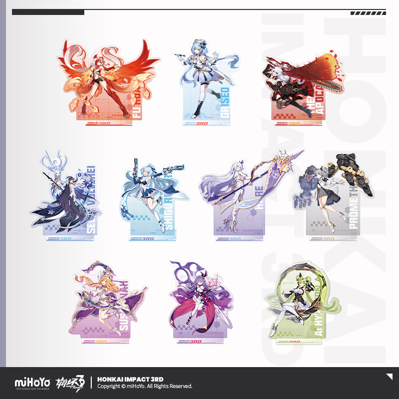 [HONKAI IMPACT 3] Character Series Acrylic Stand