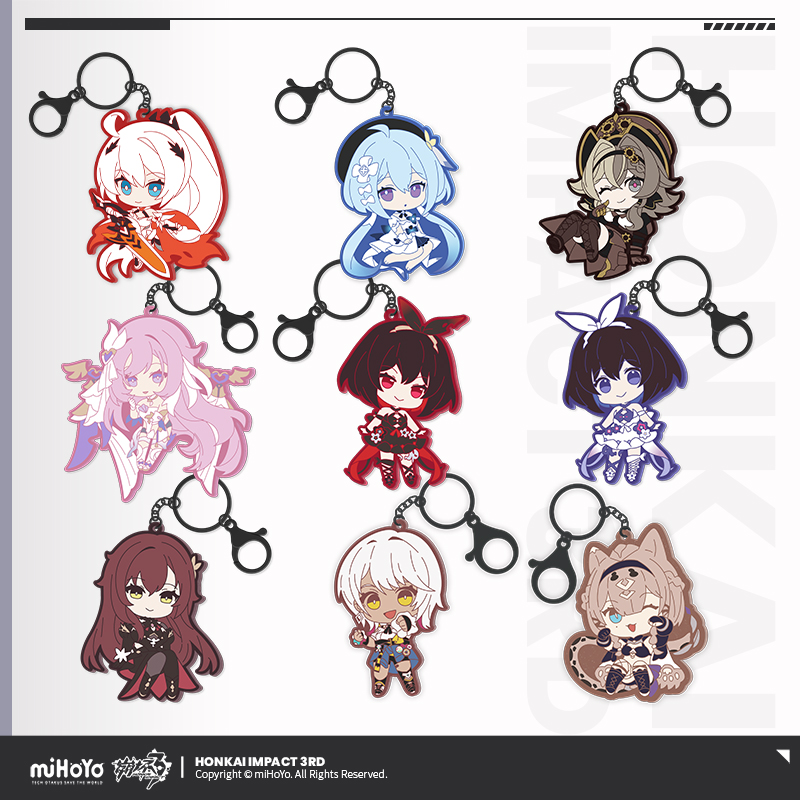 [HONKAI IMPACT 3] Valkyrie Series Chibi Rubber Keychain