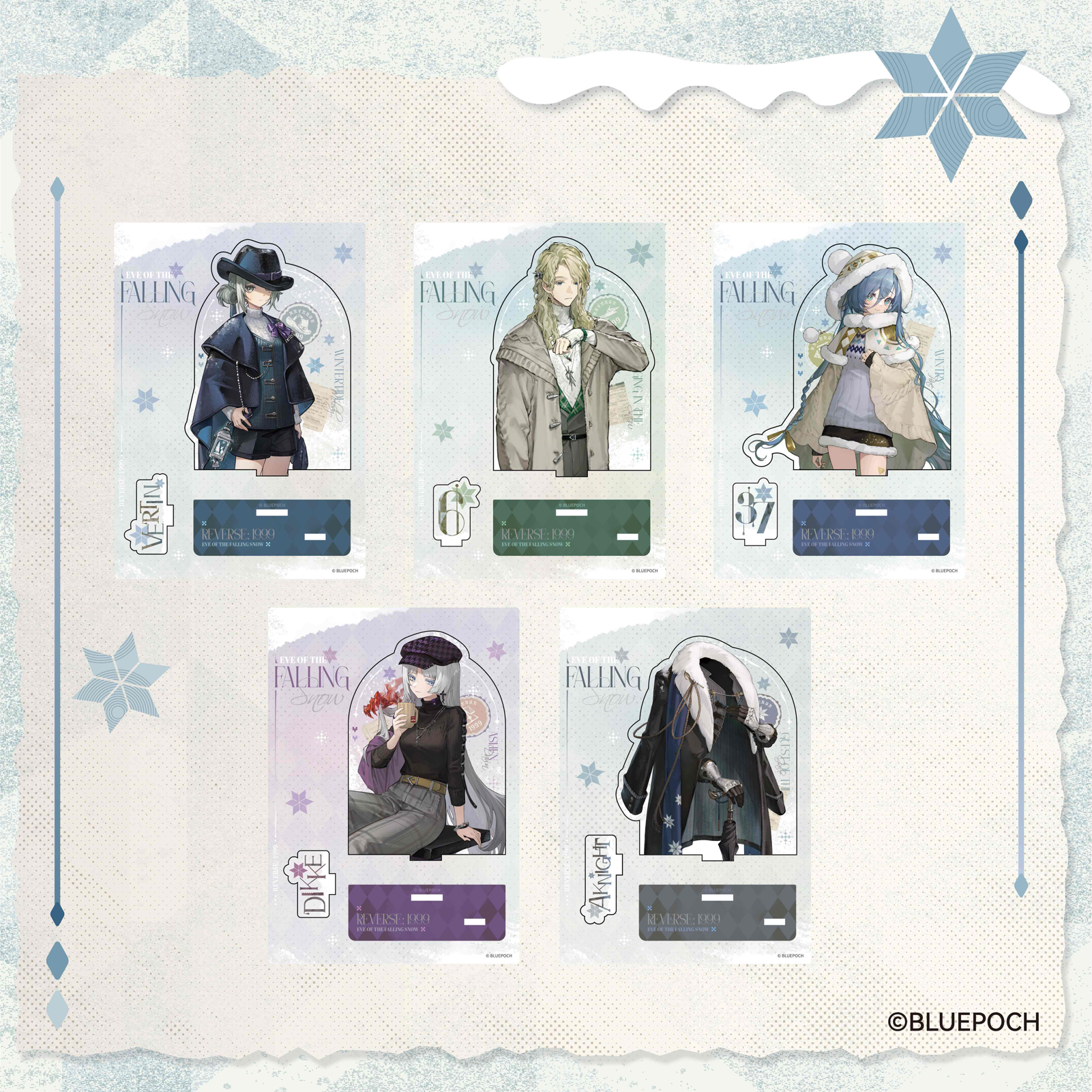 [REVERSE:1999] Eve of the Falling Snow Series Acrylic Stand