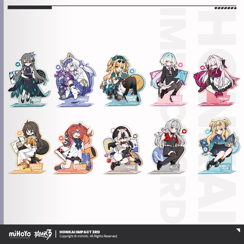 [HONKAI IMPACT 3] Valkyrie Series Chibi Acrylic Stand Vol.2