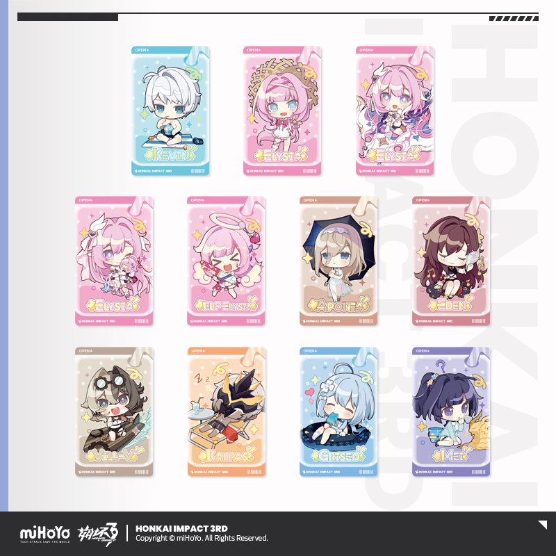 [HONKAI IMPACT 3] Legendary Realm Series Chibi Card Set