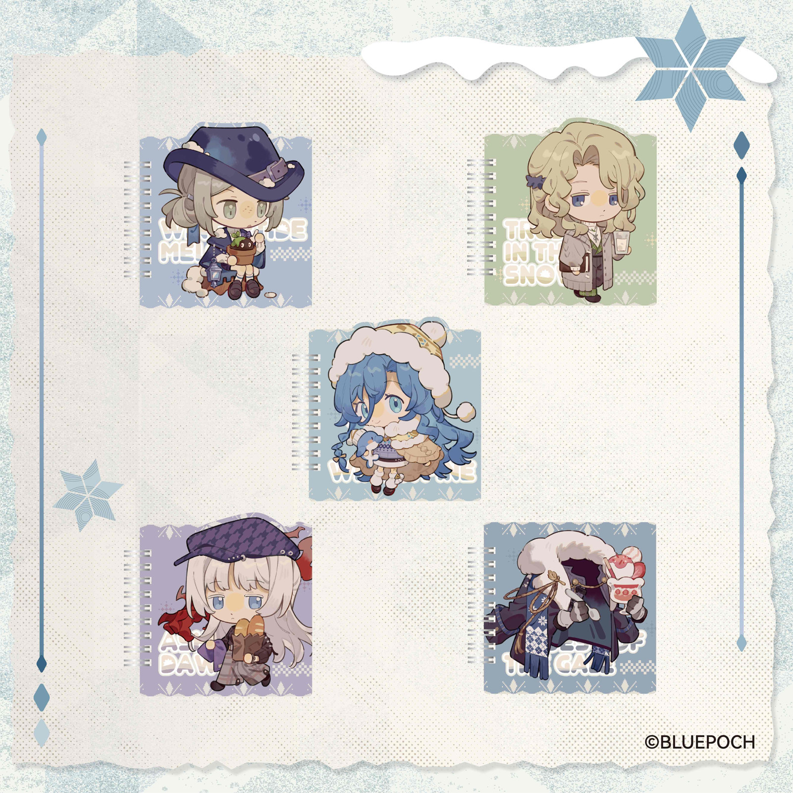 [REVERSE:1999] Eve of the Falling Snow Series Chibi Notebook