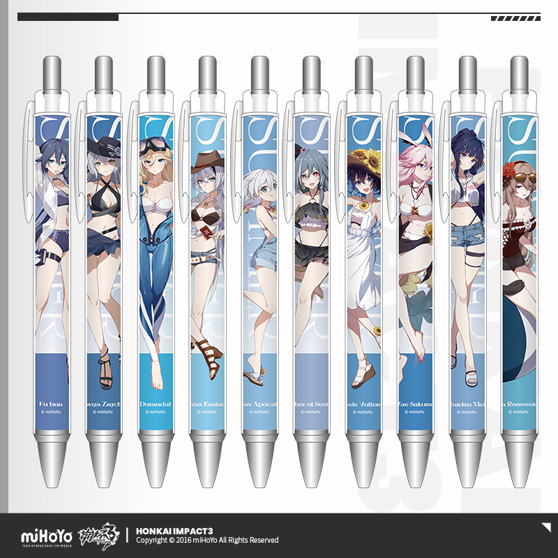 [HONKAI IMPACT 3] Summer Cruise Series Gel Pen