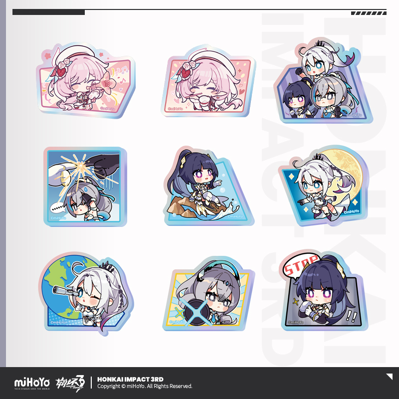 [HONKAI IMPACT 3] HONKAI MEME Acrylic Badge