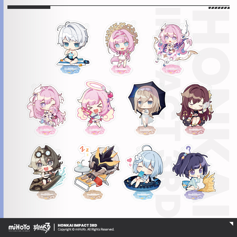 [HONKAI IMPACT 3] Legendary Realm Series Chibi Acrylic Keychain