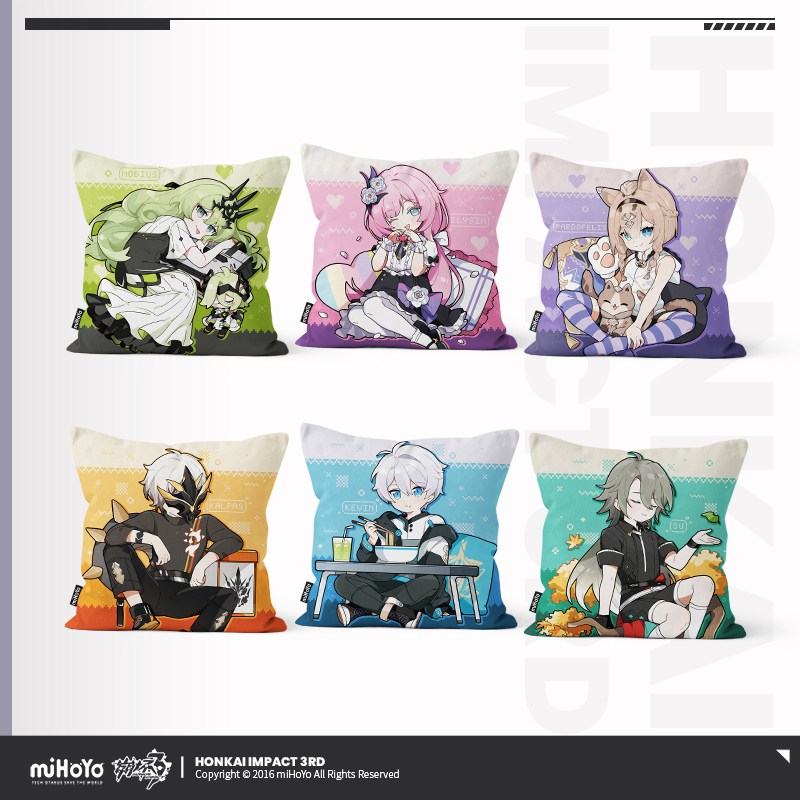 [HONKAI IMPACT 3] The Flame-Chasers Series Chibi Pillow Vol.1