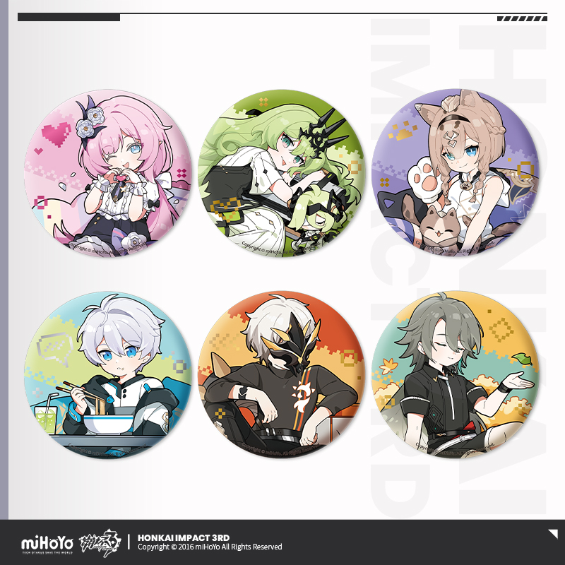 [HONKAI IMPACT 3] The Flame-Chasers Series Chibi Badge Vol.1