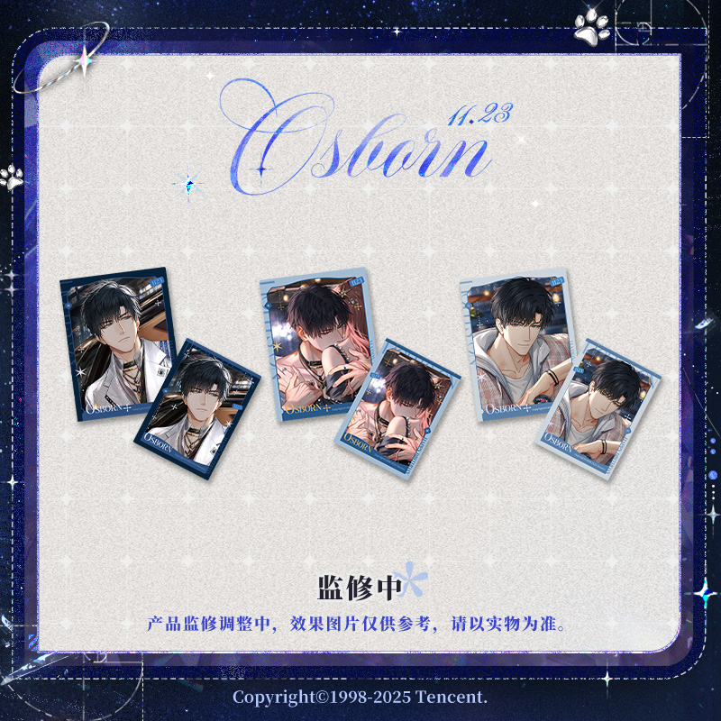 [LIGHT AND NIGHT] Osborn 2025 Birthday Commemorative Card Set