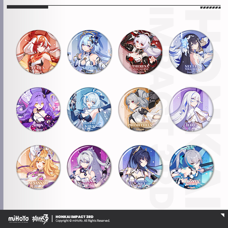 [HONKAI IMPACT 3] Character Series Badge