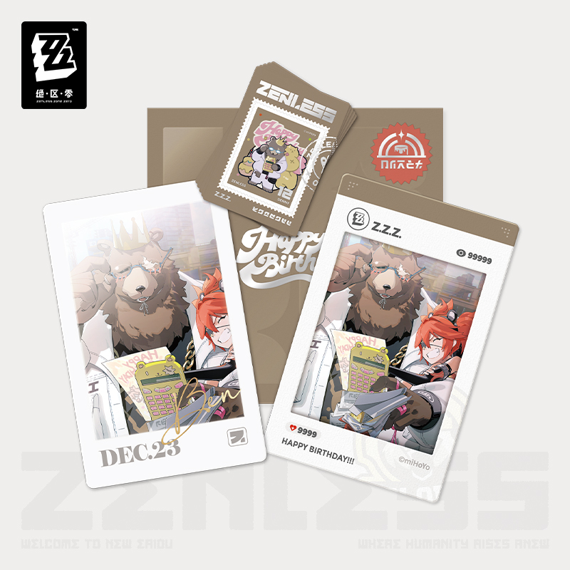 [ZENLESS ZONE ZERO] HB2U Series Birthday Card Set Vol.2